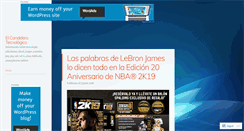 Desktop Screenshot of elcandelerotecnologico.com