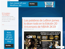 Tablet Screenshot of elcandelerotecnologico.com